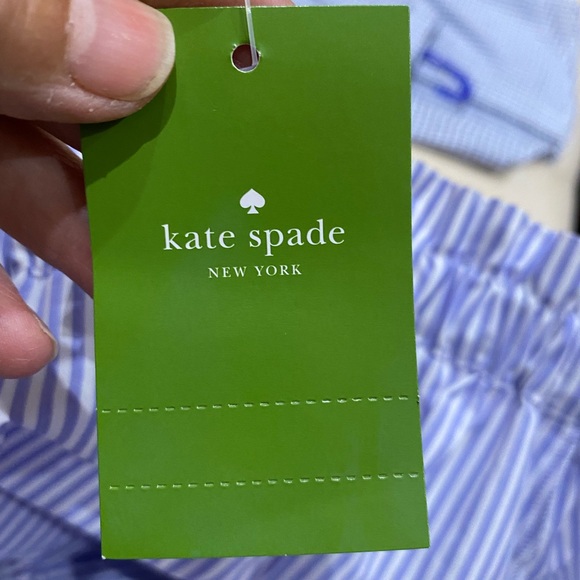 NWT KATE SPADE Women's Broome Street Stripe Off The Shoulder Top size S - Picture 7 of 10